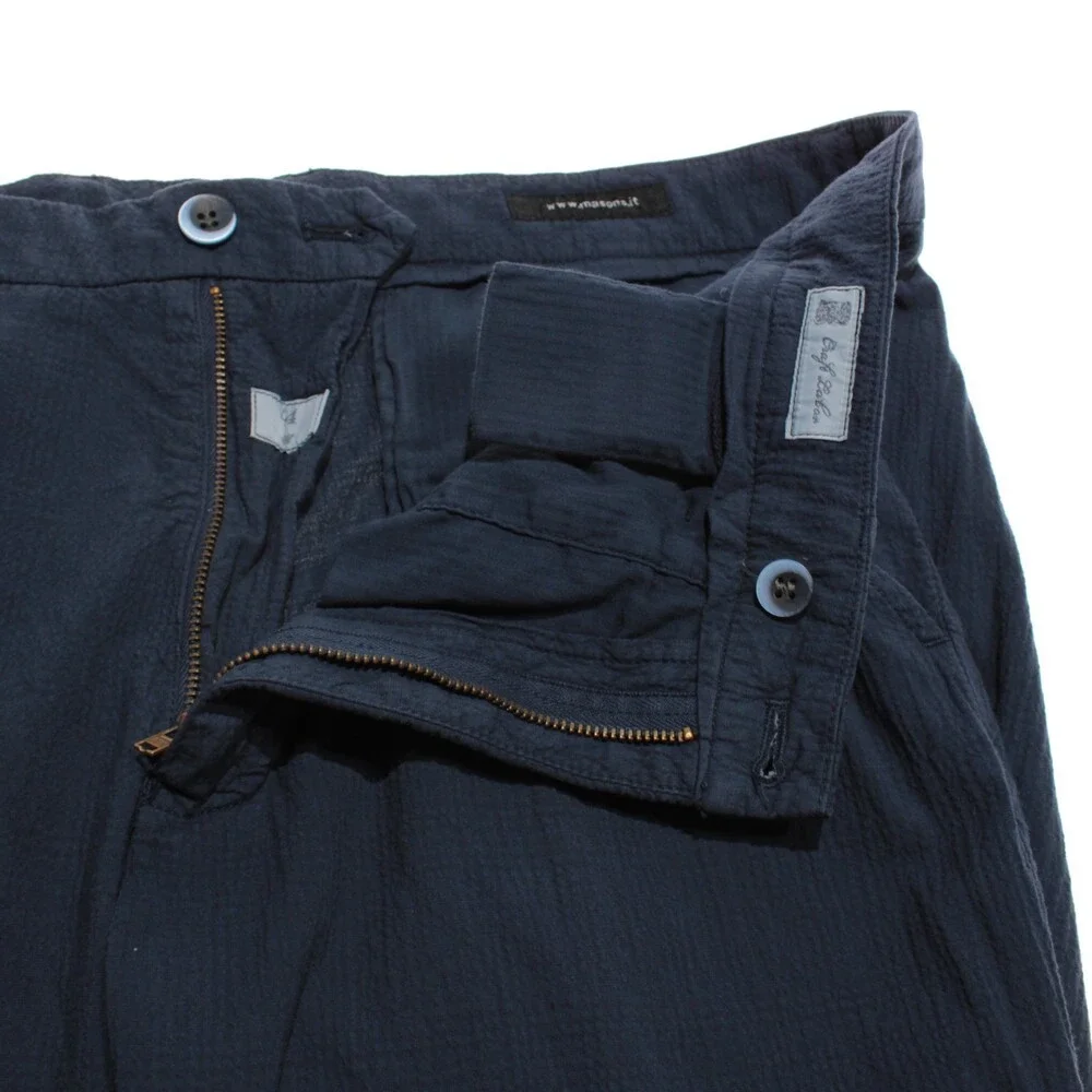 Mason's NWT Chinos / Casual Pants Size 54 (US 38) Torino in Blue Cotton Blend